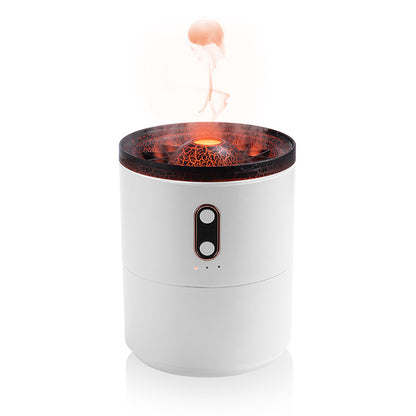 Volcano Flame Humidifier and Aroma Diffuser with Timer (photo 9)
