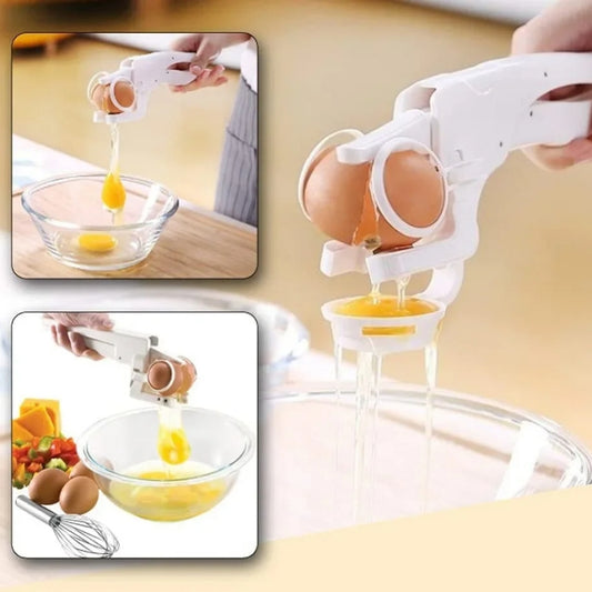 Handheld Egg Cracker and Separator