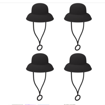 Silicone Hat-Shaped Straw Toppers (photo 25)