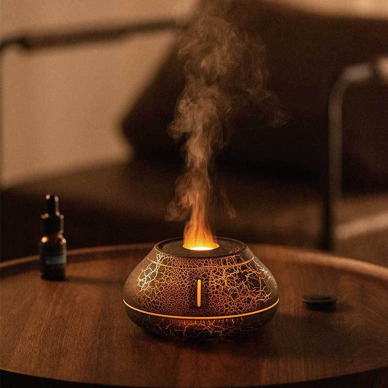 Flame Effect Mini Aroma Diffuser, 130 ml