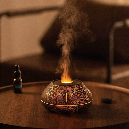 Flame Effect Mini Aroma Diffuser, 130 ml
