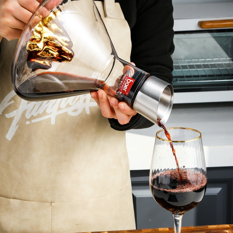 Iceberg Glass Wine Decanter (photo 5)