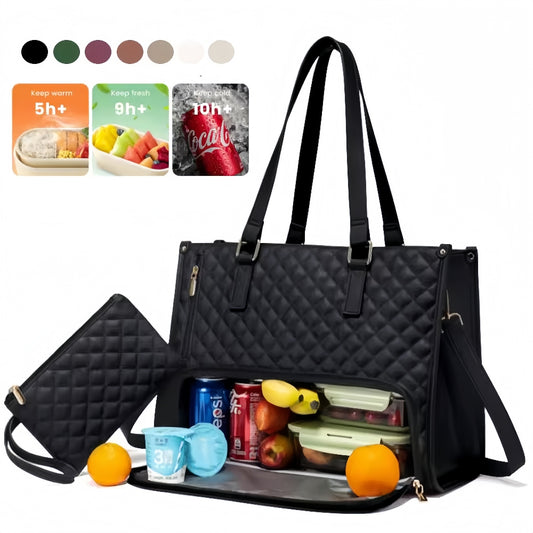 Insulated Lunch Tote and Laptop Bag
