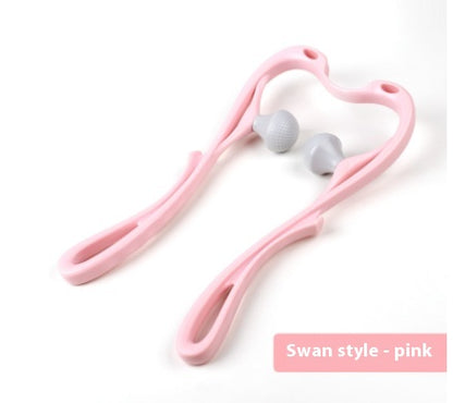 Manual Neck and Shoulder Massage Roller with Rolling Balls (photo 26)