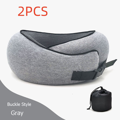Memory Foam U-Shaped Travel Neck Pillow (photo 43)