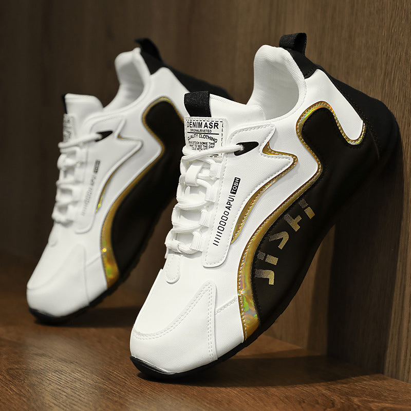 Men's Colorblock Lace-Up Low-Top Sneakers (photo 5)