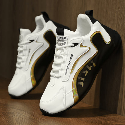 Men's Colorblock Lace-Up Low-Top Sneakers (photo 5)