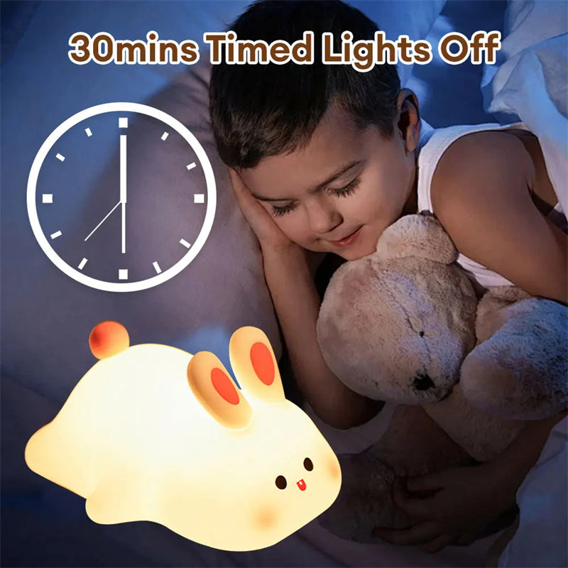 Silicone Bunny Night Light with Touch Control (photo 13)