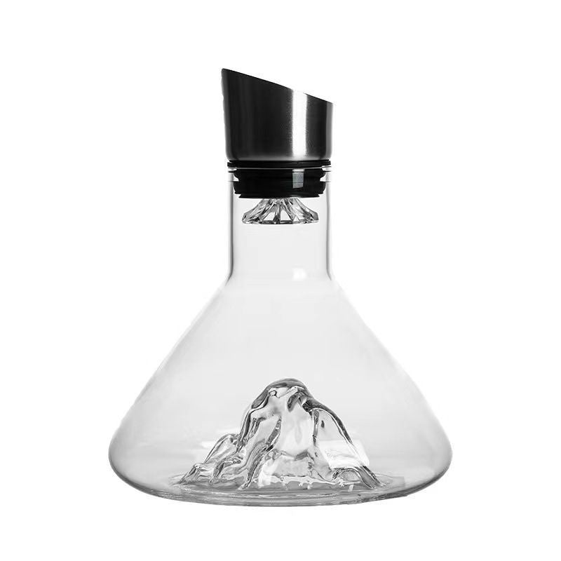 Iceberg Glass Wine Decanter (photo 6)