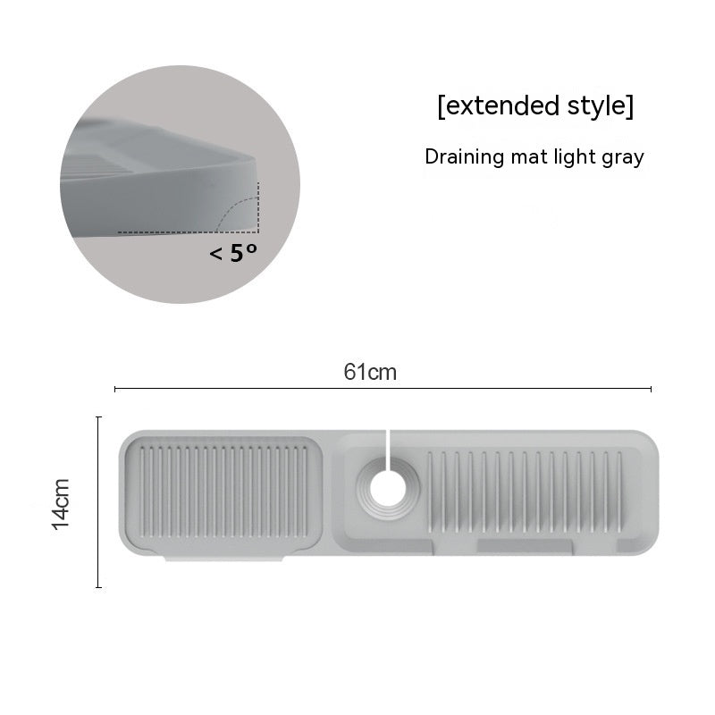 Silicone Faucet Splash Guard Mat (photo 5)