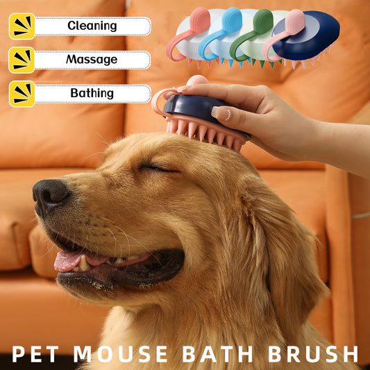Soft Silicone Pet Bath Brush