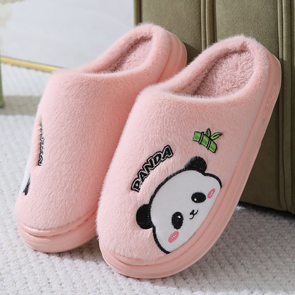 Cartoon Panda Thick-Sole House Slippers (photo 10)