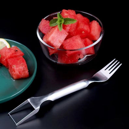 2-in-1 Stainless Steel Watermelon Slicer Fork (photo 8)