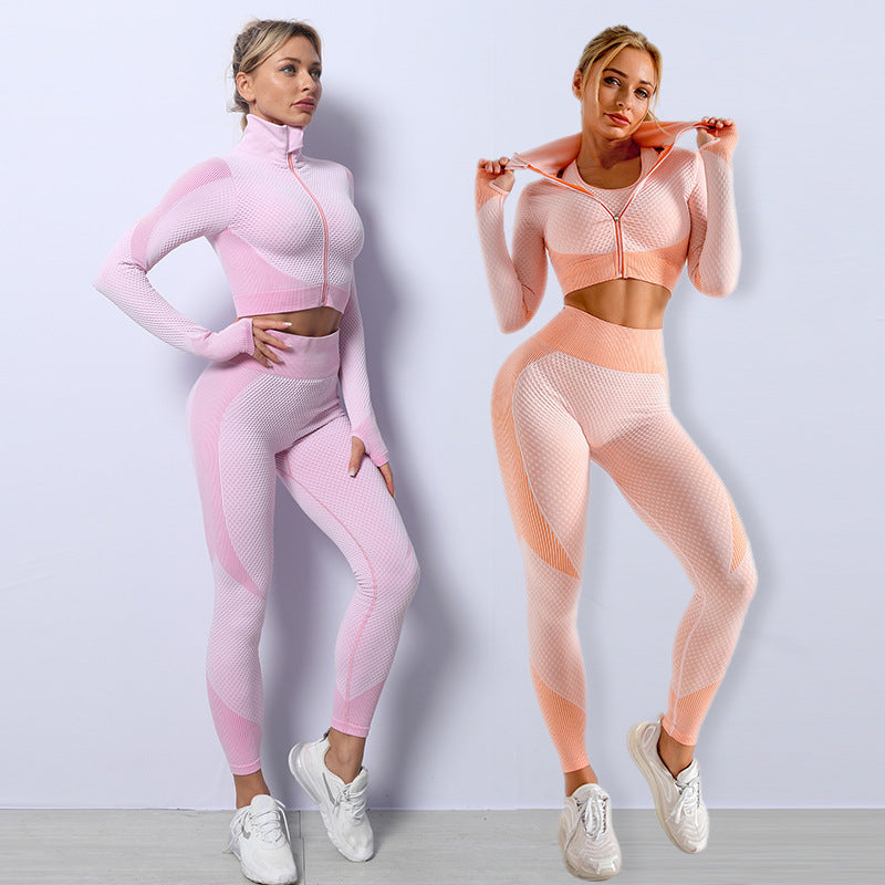 Women's 3-Piece Seamless Yoga Set (photo 3)