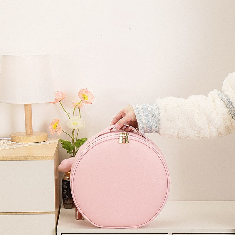 Round LED Mirror Makeup Bag (photo 8)