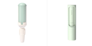 Reusable Pet Hair Remover Roller, 1 to 3 Pack – White/Green Set