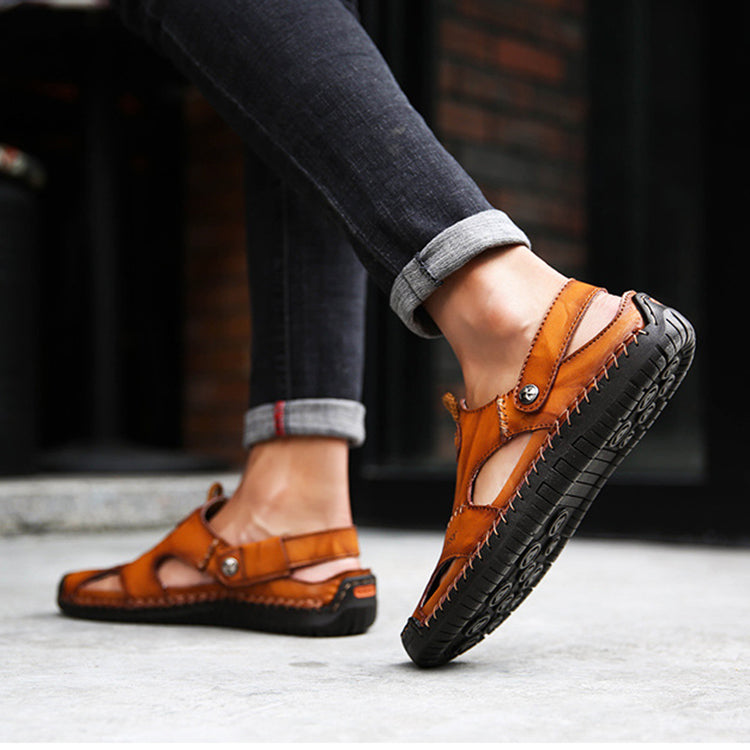 Men's Closed-Toe Adjustable Slide Sandals (photo 5)