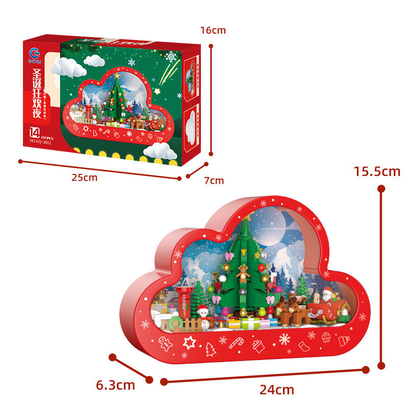 Building Block Cloud Mirror Night Lamp (photo 6)