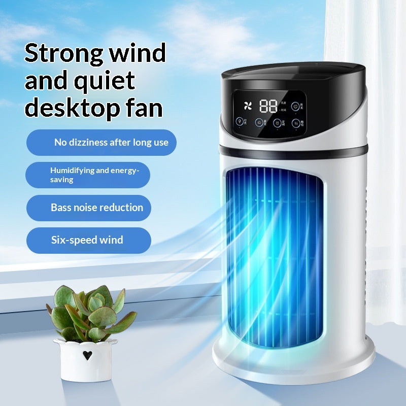 USB Mini Evaporative Air Cooler Fan, 24.5 x 15.5 x 15.5 cm (photo 2)
