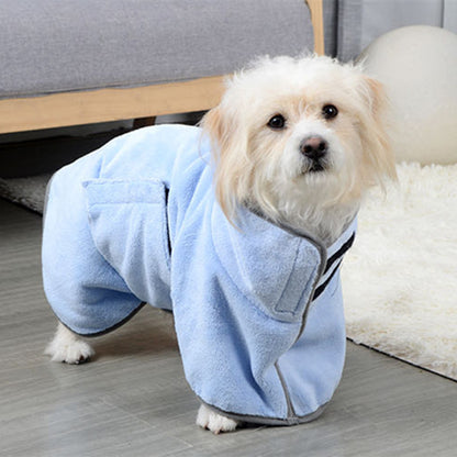 Microfiber Pet Bathrobe Towel (photo 4)