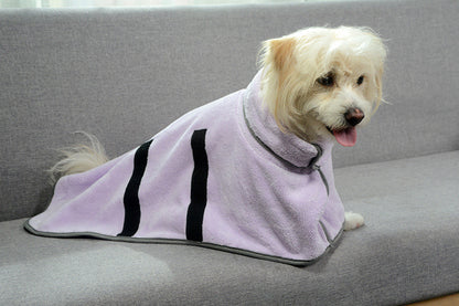 Microfiber Pet Bathrobe Towel (photo 21)