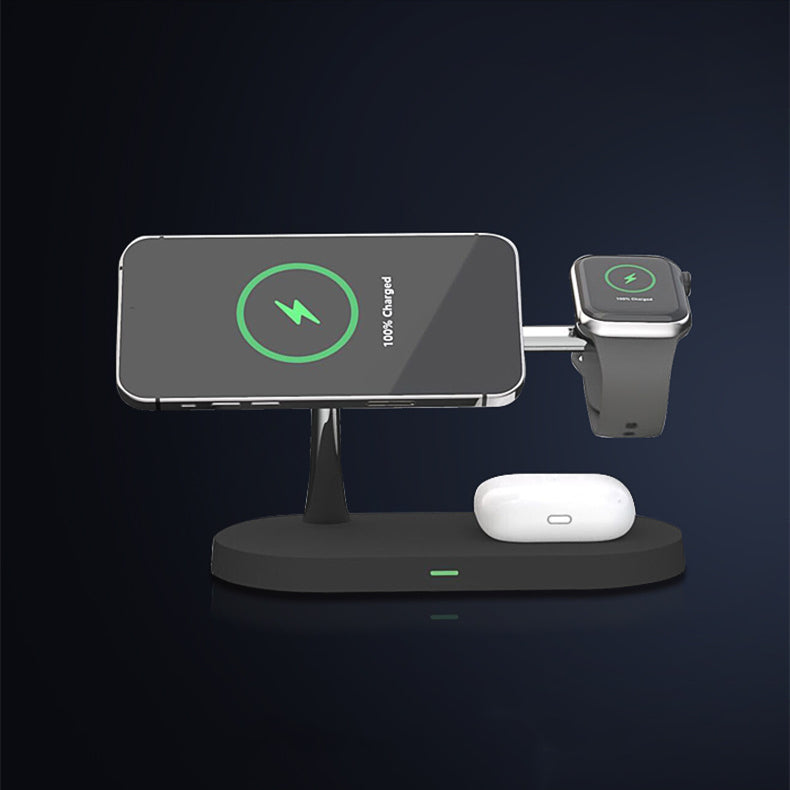 5-in-1 Magnetic Wireless Charging Stand with Night Light (photo 5)
