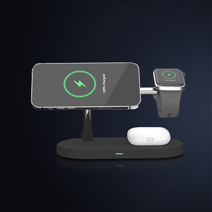 5-in-1 Magnetic Wireless Charging Stand with Night Light (photo 5)