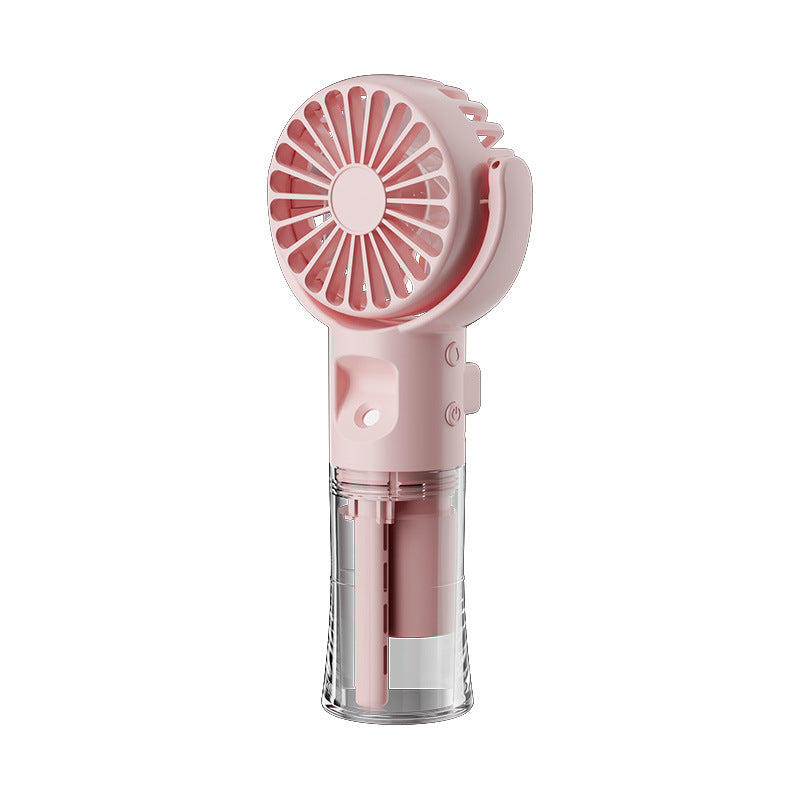 Handheld Mist Spray Fan, 4 Speeds, USB Rechargeable (photo 17)