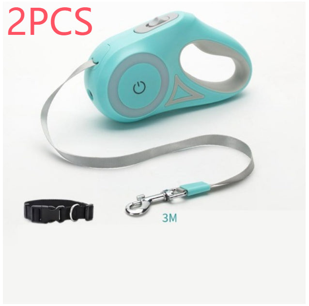 Retractable Dog Leash with LED Light, 3 m or 5 m (photo 23)