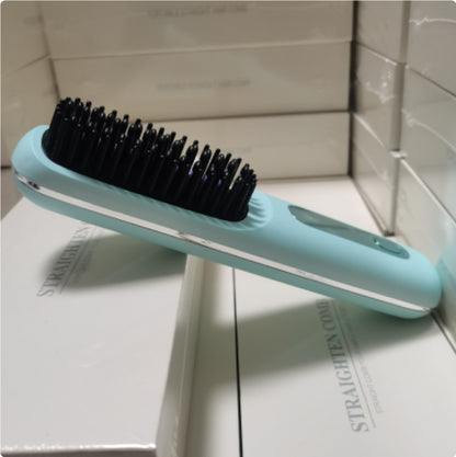 2-in-1 Cordless Hair Straightener Brush, USB Rechargeable (photo 14)