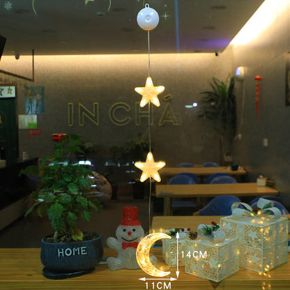Christmas LED Window Suction Cup Lights, 3 Pcs (photo 11)