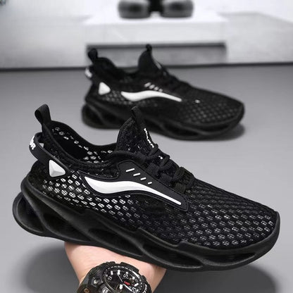 Men's Mesh Lace-Up Running Sneakers (photo 6)