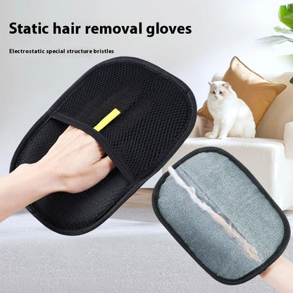 Pet Deshedding Grooming Glove (photo 6)