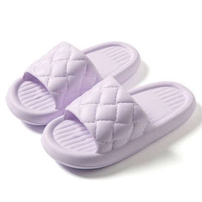 Rhombus Pattern EVA House Slippers (photo 7)