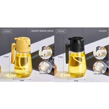 2-in-1 Glass Oil Sprayer and Pourer, 470 ml (photo 32)