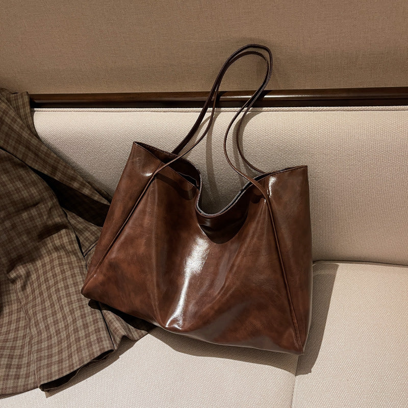 Large Soft PU Shoulder Bag (photo 2)