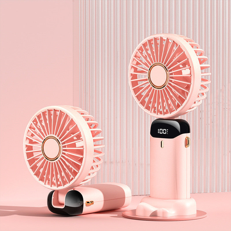Foldable USB Rechargeable Handheld and Neck Fan (photo 9)