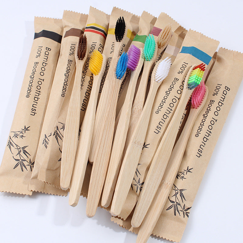 Bamboo Toothbrushes with Soft Bristles (photo 18)