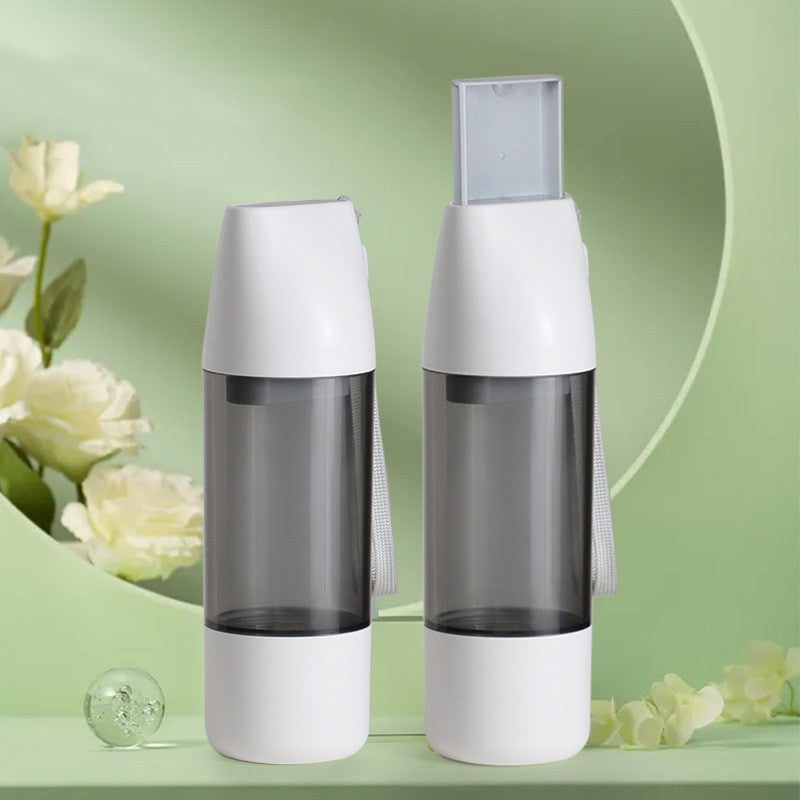 Portable Dog Water Bottle with Food Container, 350 ml (photo 3)