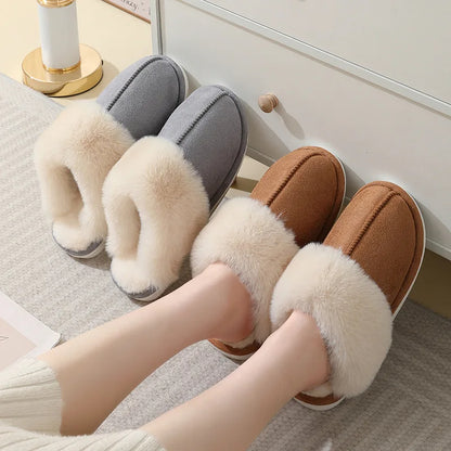 Fuzzy Plush House Slippers (photo 4)