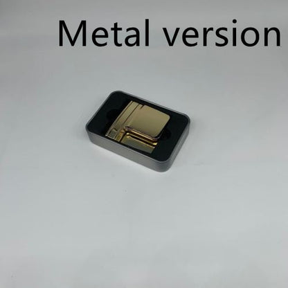 No-Belt Waistband Tightening Buckle, Metal or ABS – Gold, Metal