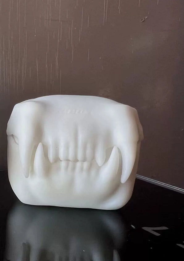 Teeth-Shaped Silicone Earbud Case with Keychain for AirPods (photo 11)