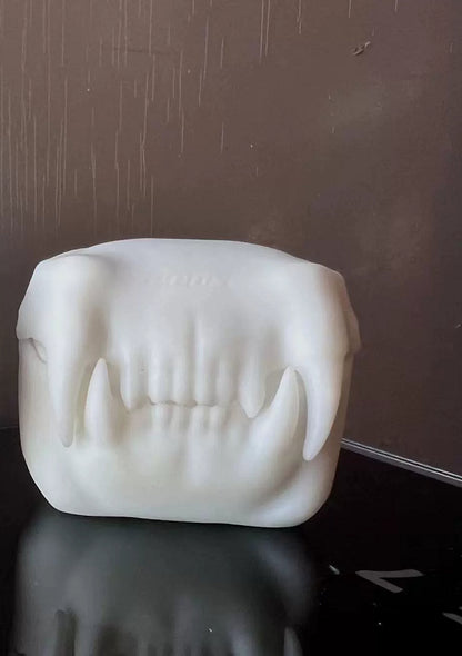 Teeth-Shaped Silicone Earbud Case with Keychain for AirPods (photo 11)
