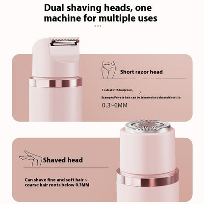 Dual-Head Women's Electric Shaver, USB Rechargeable (photo 9)