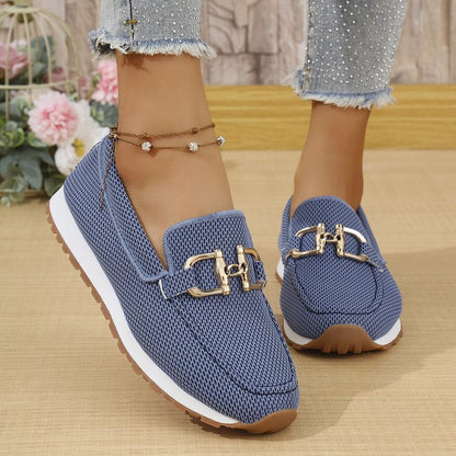 Women's Canvas Low-Top Flat Sneakers (photo 4)