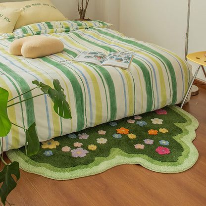 Green Grass Plant Area Rug (photo 2)