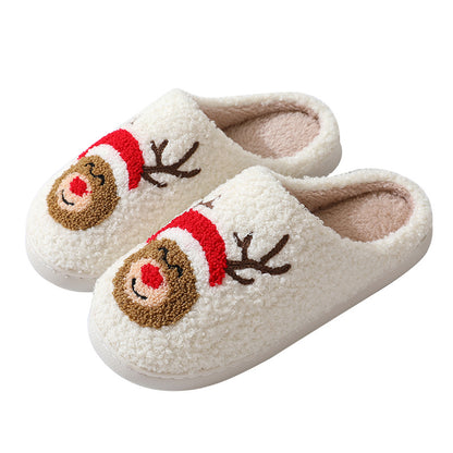 Christmas Cartoon Plush Slippers (photo 10)