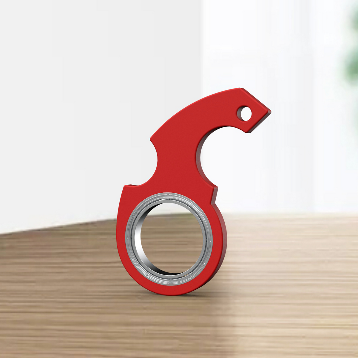 Fidget Spinner Keychain with Bottle Opener (photo 2)