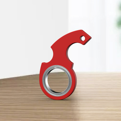 Fidget Spinner Keychain with Bottle Opener (photo 2)