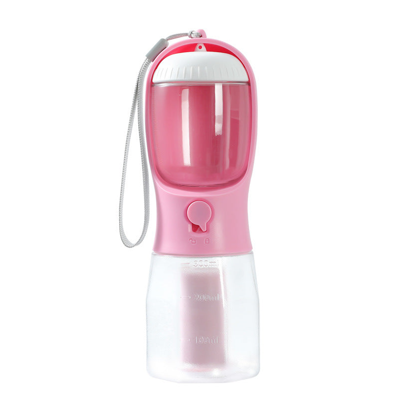 3-in-1 Portable Dog Water Bottle with Food and Bag Compartments (photo 15)